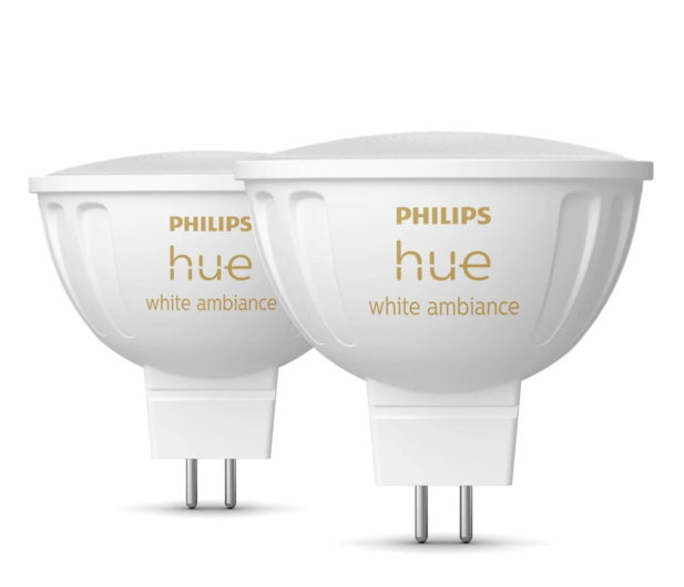 Philips Hue White ambiance Żarówka MR16 GU5.3 400 lm 2 szt. 8719514491588 - 1271552 - zdjęcie 2